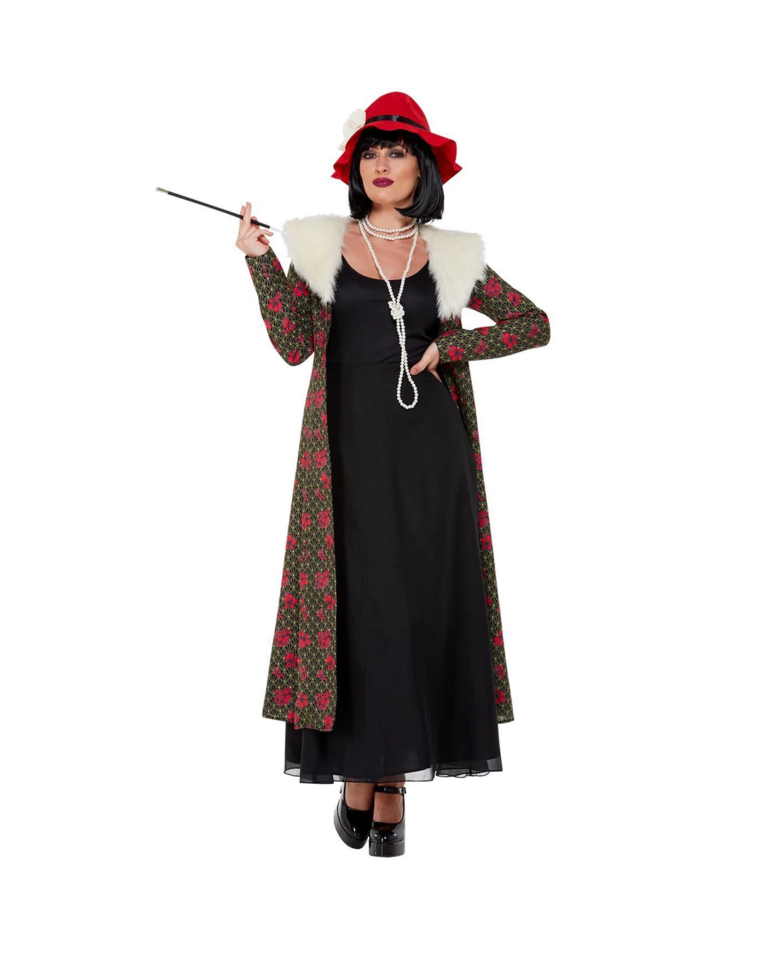 20s Ganoven Braut Kostümmantel Für Erwachsene 4 20s Ganoven Braut Kostümmantel Für Erwachsene – Bild 2