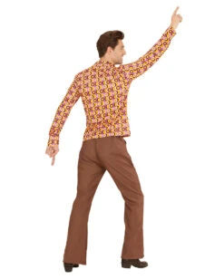 Hippes 70´s Hemd Discs 9 Hippes 70´s Hemd Discs -Karneval Kostüm Laden 70er jahre groovy hemd discs hippie faschingskostuem 70s hippie shirt 29429 4