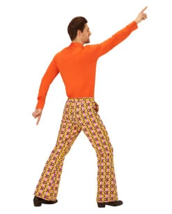 Gemusterte Schlaghose 70ies 9 Gemusterte Schlaghose 70ies -Karneval Kostüm Laden 70er jahre herren schlaghose discs 70s groovy style trousers schlagermove kostuem 29421 4