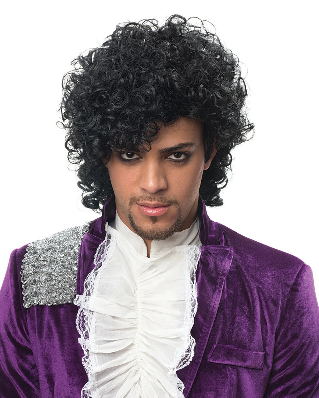 80er Jahre Purple Rain Perücke 3 80er Jahre Purple Rain Perücke