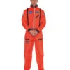 Oranger Raumfahrer Kostüm-Overall -Karneval Kostüm Laden astronauten overall kostuem orange astronauten verkleidung raumfahrer kostuem nasa anzug 18363