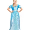 Blaues Eisprinzessin Kinderkostüm -Karneval Kostüm Laden blaue schneeprinzessin kinderkostuem maerchenkostuem snow princess child costume 52310 01