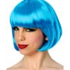 Neonblauer Pagenkopf 2 Neonblauer Pagenkopf -Karneval Kostüm Laden bob peruecke neonblau pagenkopf damenperuecke knallig sassy wig blue 25875