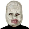 Porzellan Püppchen Halbmaske Für Erwachsene -Karneval Kostüm Laden broken babydoll halbmaske fuer erwachsene als kostuemzubehoer fuer halloween broken doll adult mask halloween maske 39118