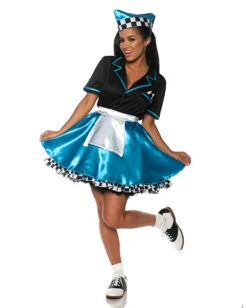 Car Hop Damenkostüm Türkis