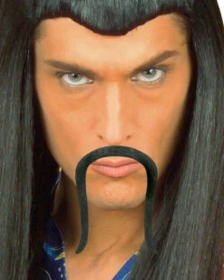 Selbstklebender Chinesen Schnurrbart Schwarz