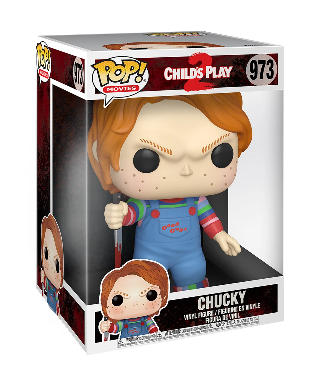 Chucky Child's Play 2 10" Super Sized Funko Pop! 4 Chucky Child's Play 2 10" Super Sized Funko Pop! – Bild 2
