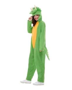 Dino Onesie Kostüm Für Erwachsene -Karneval Kostüm Laden dinosaurier kostuem jumpsuit dino faschings kostuem dinosaur costume 37289 3