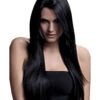 Schwarze Langhaar Perücke Amber -Karneval Kostüm Laden fever amber peruecke schwarz hochwertige langhaarperuecke faschingsperuecke schwarz karneval ladies wig long 23057 2