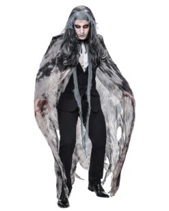 Ghostly Vampir Umhang Unisex -Karneval Kostüm Laden ghostley spirit umhang halloween fetzenumhang vampir umhang 37280 03