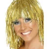 Goldene Lametta Perücke 1 Goldene Lametta Perücke -Karneval Kostüm Laden goldene lametta peruecke weihnachts peruecke silvester zubehoer silvester peruecke 24000