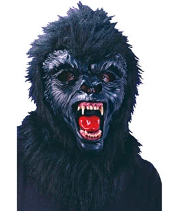 Gorilla Maske Schwarz