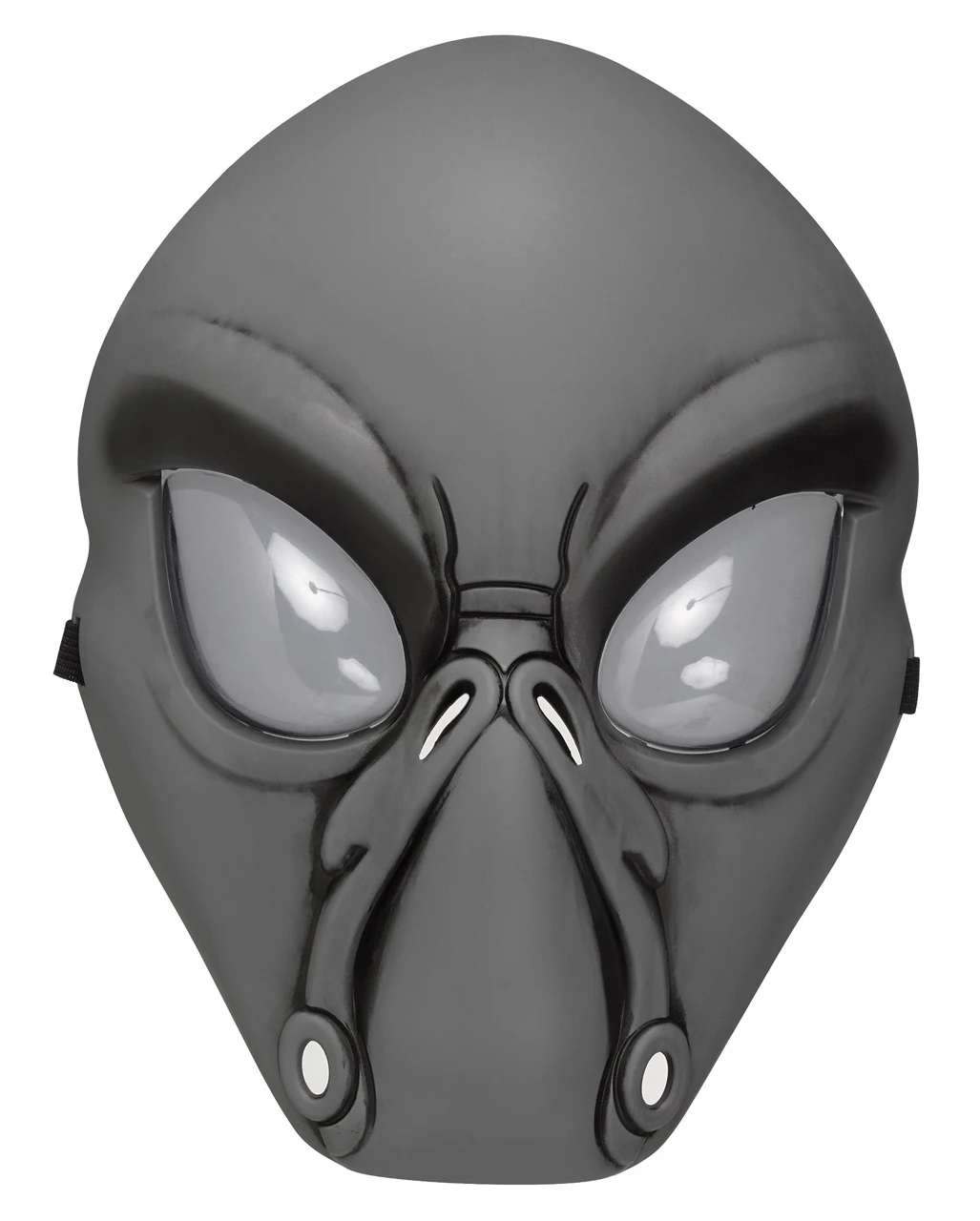 Alien Sci-Fi Maske Grau 3 Alien Sci-Fi Maske Grau