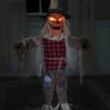 Schaurige Vogelscheuche Halloween Animatronic -Karneval Kostüm Laden grimmige vogelscheuche halloween animatronic twitching pumpkin scarecrow animated prop halloween und horror deko 51247