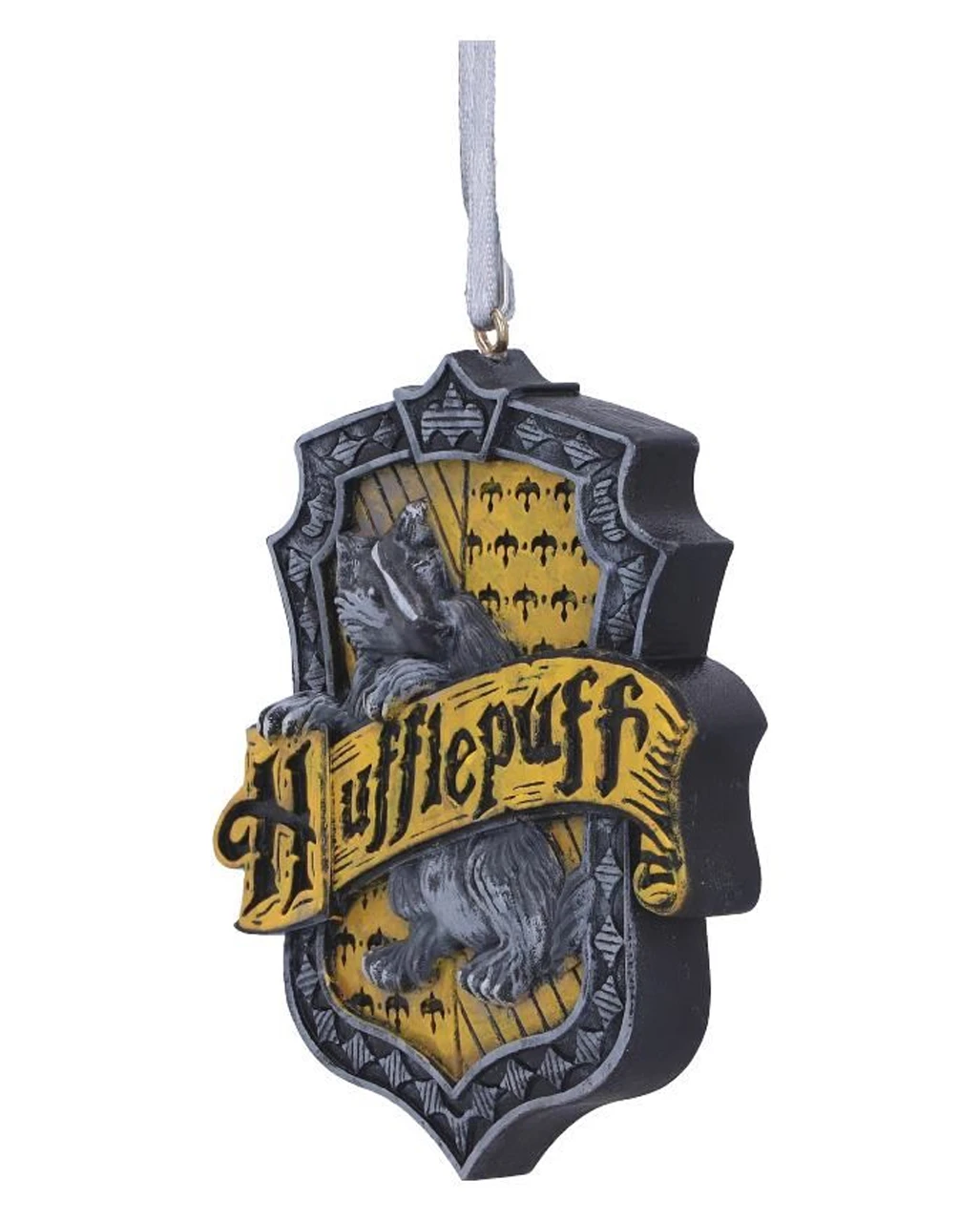 Harry Potter Hufflepuff Wappen Hängeornament 8cm 4 Harry Potter Hufflepuff Wappen Hängeornament 8cm – Bild 2