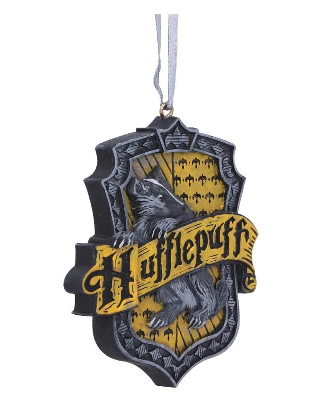 Harry Potter Hufflepuff Wappen Hängeornament 8cm 6 Harry Potter Hufflepuff Wappen Hängeornament 8cm – Bild 4