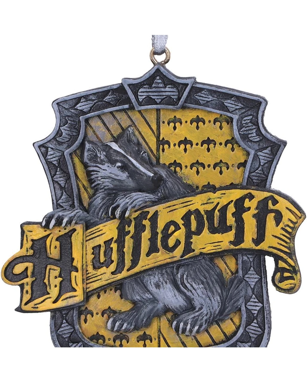 Harry Potter Hufflepuff Wappen Hängeornament 8cm 7 Harry Potter Hufflepuff Wappen Hängeornament 8cm – Bild 5