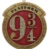 Harry Potter Plattform 9 3/4 Christbaumkugel -Karneval Kostüm Laden harry potter weihnachtskugel plattform9 3 4 harry potter platform 9 3 4 hanging ornament 51065 01