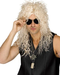 Heavy Metal Perücke Blond
