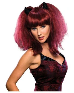 Kesse Teufelin Perücke Mit Hörner