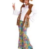 Hippie Frauen Kostüm Mit Zöpfen Gr. M -Karneval Kostüm Laden hippie kostuem mit hose und weste flower power kostuem faschingskostueme kaufen 15897 1 e33c1755ea