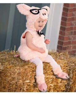 Hipster Kleinkinder Kostüm Schweinchen -Karneval Kostüm Laden hipster schweinchen kleinkinderkostuem tierverkleidung fuer kinder an fasching hipster pig child costume 36226 4