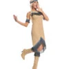 Indianer Maid Frauenkostüm Mit Fransen -Karneval Kostüm Laden indianer maid damenkostuem mit fransen indianerin kostuemkleid indian maiden costume 38304