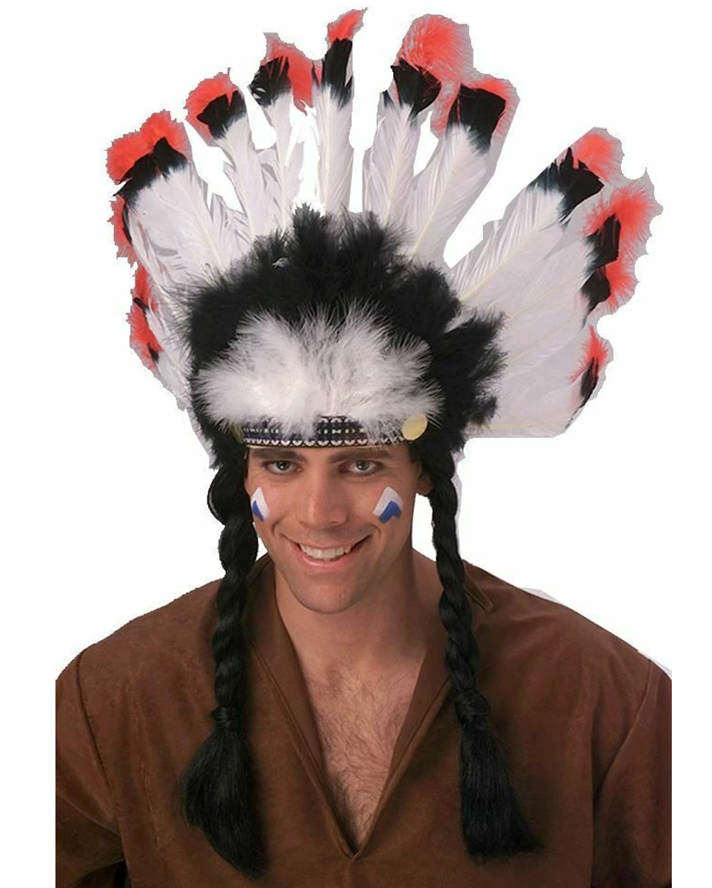 Indianer Federkopfschmuck 4 Indianer Federkopfschmuck – Bild 2