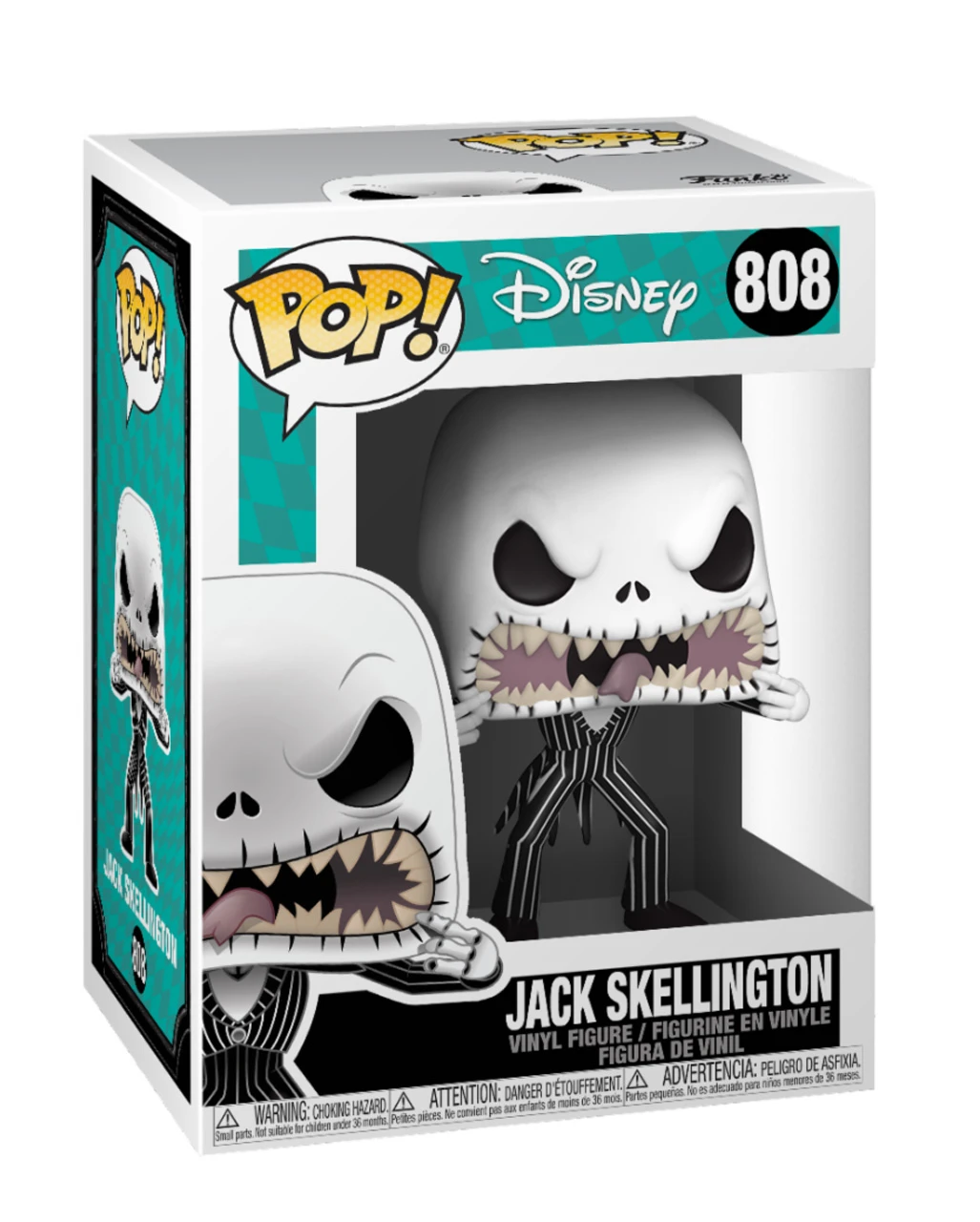 NBC - Jack Skellington Scary Face Funko Pop! Figur 4 NBC - Jack Skellington Scary Face Funko Pop! Figur – Bild 2