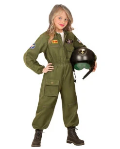 Kampfjet Pilot Kostüm Für Kinder -Karneval Kostüm Laden kampfjet pilot kinderkostuem airforce kinderkostuem soldatenkostuem fuer kinder airforce jet pilot child costume 36600 003