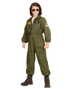 Kampfjet Pilot Kostüm Für Kinder -Karneval Kostüm Laden kampfjet pilot kinderkostuem airforce kinderkostuem soldatenkostuem fuer kinder airforce jet pilot child costume 36600 004