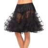 Knielanger Petticoat Schwarz 1 Knielanger Petticoat Schwarz -Karneval Kostüm Laden leg avenue petticoat knielang schwarz kostuem unterrock fuer halloween und fasching layered tulle petticoat 29699