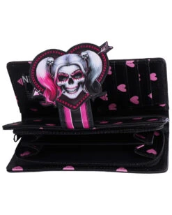 Harley Quinn Little Monster Geldbeutel 18,5cm -Karneval Kostüm Laden little monster harley quinn geldboerse little monster harley quinn purse 52510 05