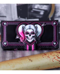 Harley Quinn Little Monster Geldbeutel 18,5cm -Karneval Kostüm Laden little monster harley quinn geldboerse little monster harley quinn purse 52510 06