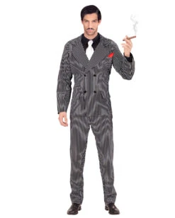 20er Jahre Gangster Kostüm -Karneval Kostüm Laden mafiaboss kostuem gangster kostuem godfather costume 20er jahre kostuem nadelstreifen anzug kostuem 36722 04
