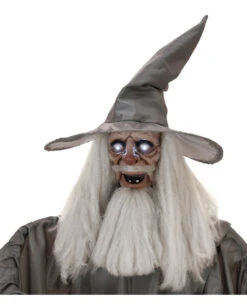 Mittelalterlicher Zauberer Halloween Animatronic 190cm -Karneval Kostüm Laden mittelalterlicher magier halloween animatronic medieval wizard halloween animatronic halloween dekoration 53778 03