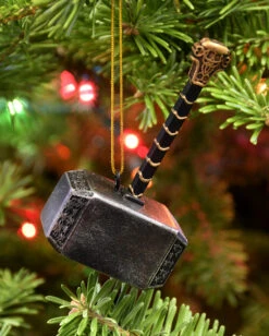 Mjölnir Christbaumkugel 7,6cm -Karneval Kostüm Laden mjoelnir weihnachtskugel halloween und horror weihnachtsdeko und merch mjoelnir hanging ornament 54759 5