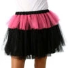MonStar Glitzer Tutu Schwarz-pink -Karneval Kostüm Laden monstar glitzer tuellrock schwarz pink kostuemrock tutu fuer erwachsene glitter skirt black pink 36902