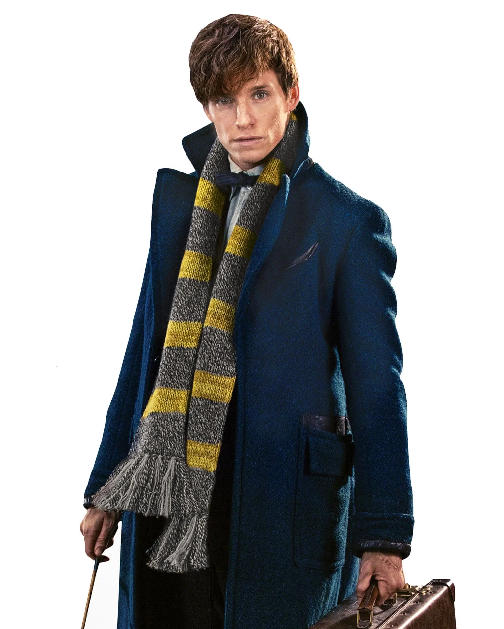 Grau-Gelber Newt Scamander Schal 6 Grau-Gelber Newt Scamander Schal – Bild 4