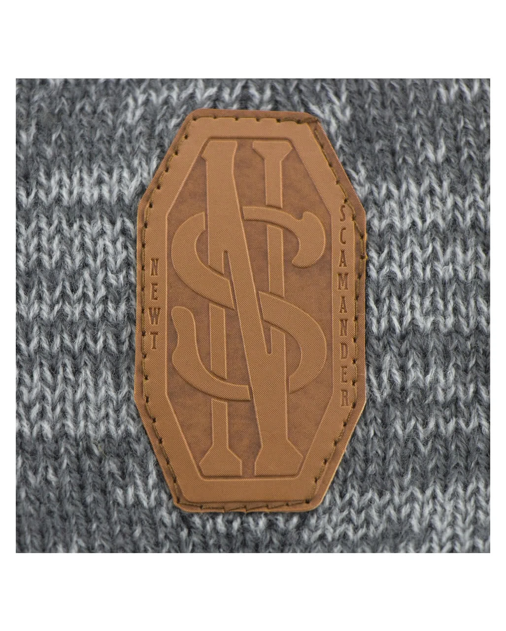 Grau-Gelber Newt Scamander Schal 5 Grau-Gelber Newt Scamander Schal – Bild 3