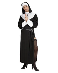 Klosterschwester Drag Queen Kostüm -Karneval Kostüm Laden nonne drag queen kostuem klosterschwester kostuem maennerkostuem nun costume 38674 03