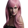 Sienna Damen Perücke Pink -Karneval Kostüm Laden pinke langhaar peruecke sienna peruecke kunsthaar peruecke fever wig 22115 1