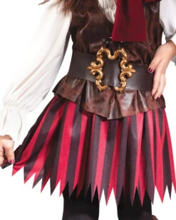 Kleine Piratin Kinderkostüm -Karneval Kostüm Laden piratin kleinkinderkostuem seeraeuberin kostuem fuer maedchen kinderkostueme kaufen 20838 03