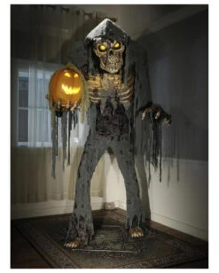 Bestseller 8 Großer Jack Reaper Mit Sprechendem Kürbis Halloween Animatronic