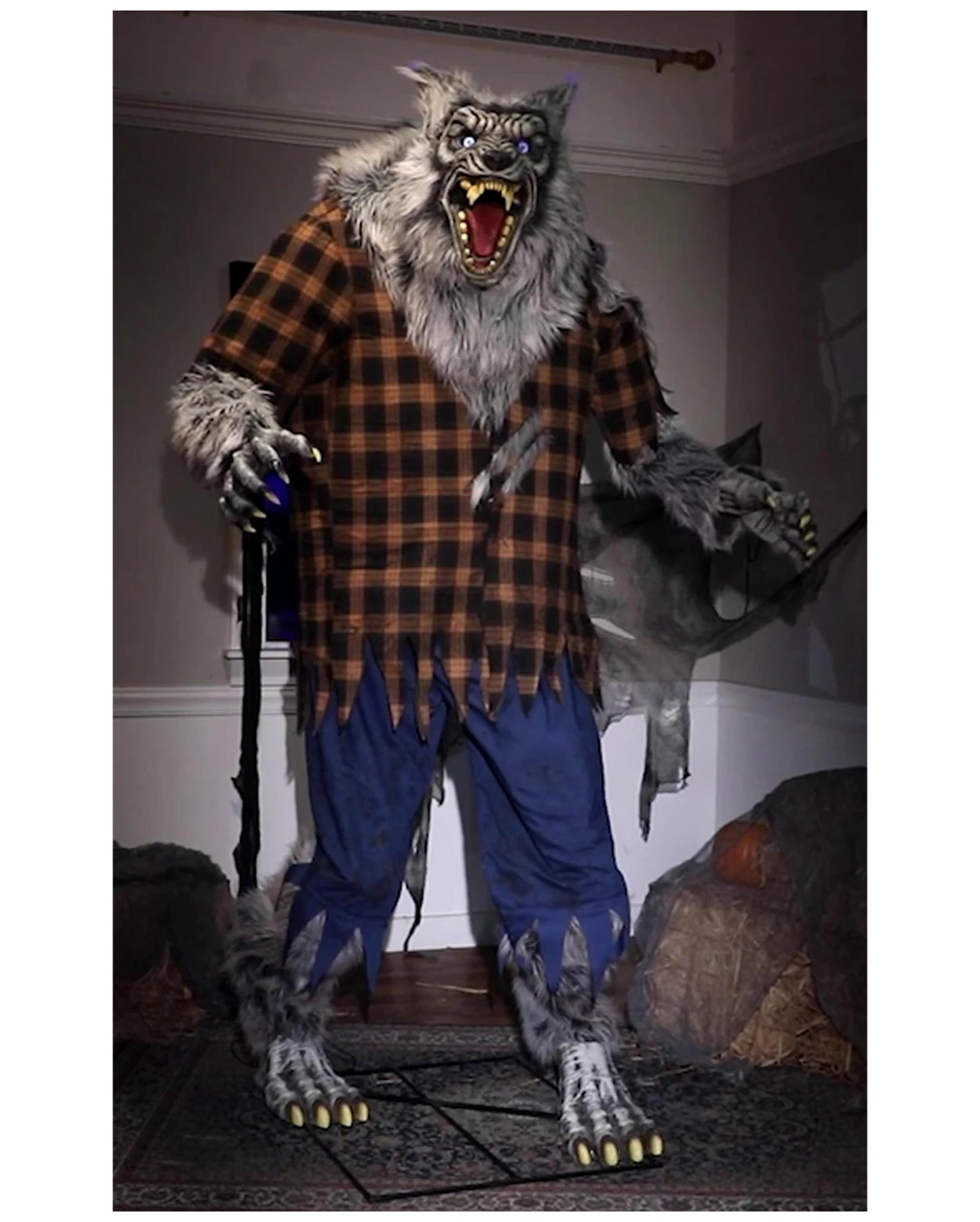 Gigantischer Werwolf Halloween Animatronic 220cm 2 Gigantischer Werwolf Halloween Animatronic 220cm
