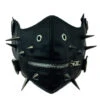 Cyberpunk Halbmaske Mit Spitznieten -Karneval Kostüm Laden sado punk halbmaske mit spikes cyberpunk halfmask with spikes halloween masken kaufen 50497 01