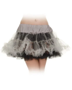 Petticoat One Size Schwarz-grau