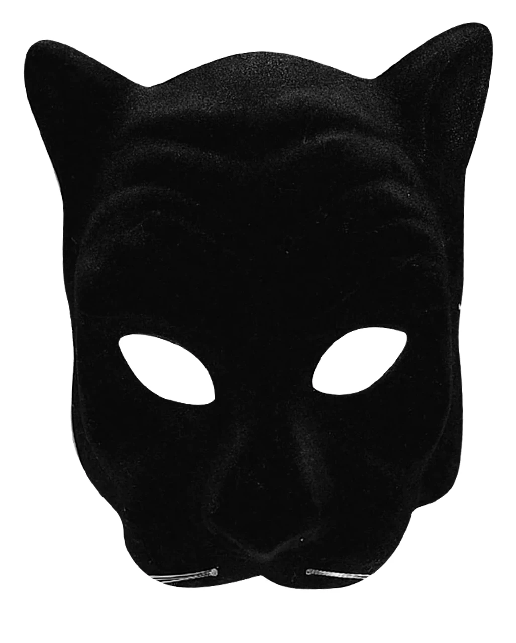 Schwarzer Panther Gesichtsmaske 3 Schwarzer Panther Gesichtsmaske