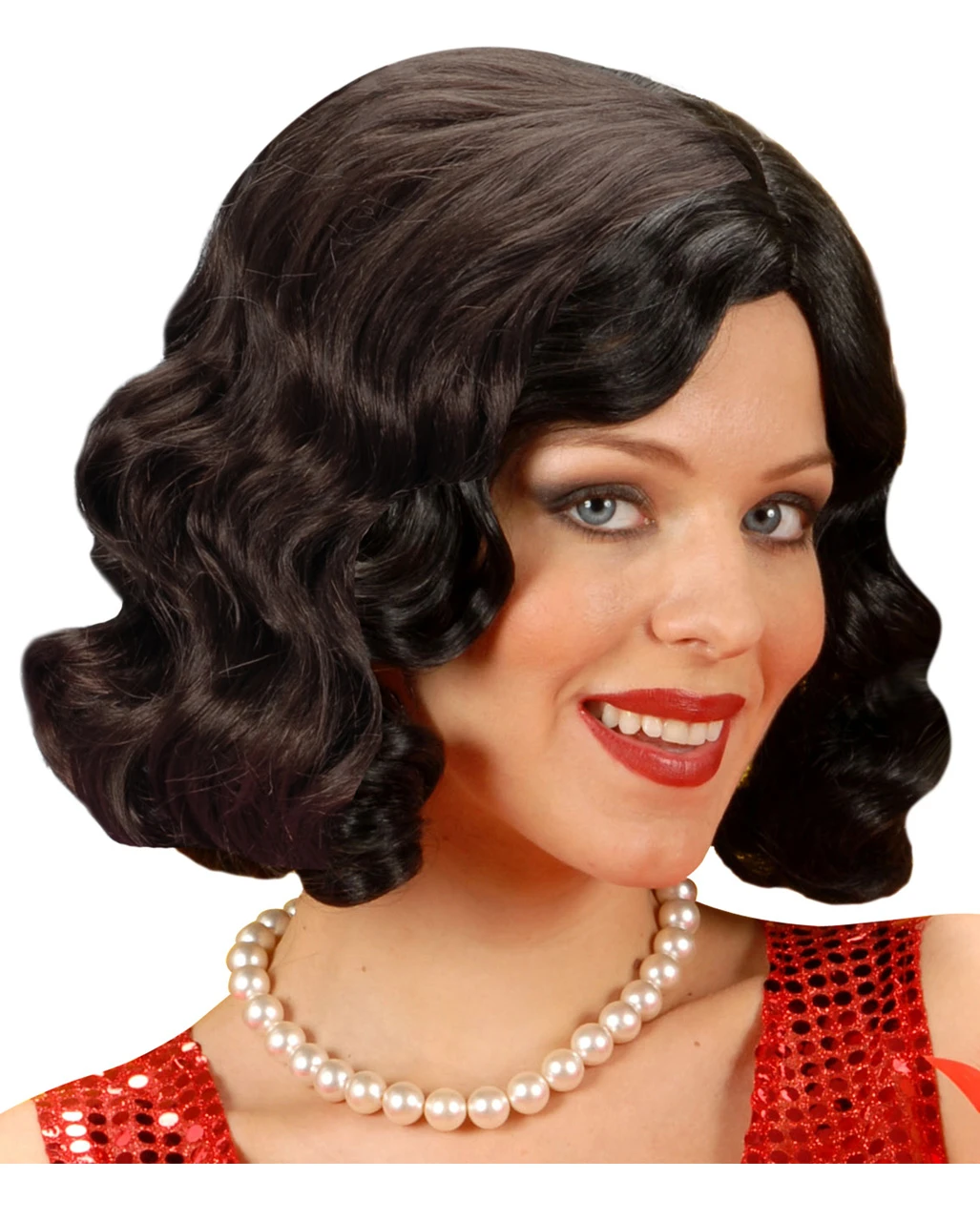 20er Jahre Perücke Schwarz 3 20er Jahre Perücke Schwarz