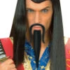 Dschinghis Khan Bart Schwarz -Karneval Kostüm Laden schwarzer chinesen bart chinesen schnurrbart und spitzbart chinese beard 36732 01